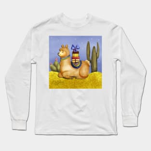 Llama takes a rest Long Sleeve T-Shirt